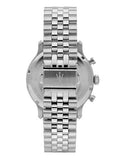 Buy Shop Maserati Epoca Chronograph Black Dial Silver Steel Strap Watch For Men - R8873618017 USA Online