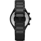 Buy Shop Maserati Stile Chronograph Black Dial Black Steel Strap Watch For Men - R8873642005 USA Online