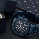 Buy Shop Maserati Stile Chronograph Blue Dial Blue Steel Strap Watch For Men - R8873642008 USA Online