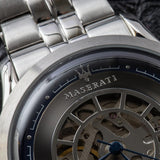 Buy Shop Maserati Ricordo Automatic Gray Dial Silver Steel Strap Watch For Men - R8823133003 USA Online
