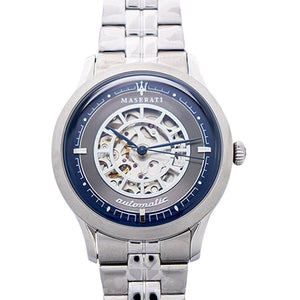 Buy Shop Maserati Ricordo Automatic Gray Dial Silver Steel Strap Watch For Men - R8823133003 USA Online