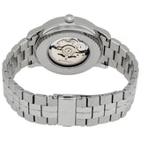 Buy Shop Maserati Ricordo Automatic Skeleton Silver Dial Silver Steel Strap Watch For Men - R8823133005 USA Online