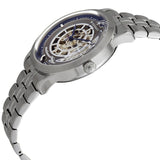 Buy Shop Maserati Ricordo Automatic Skeleton Silver Dial Silver Steel Strap Watch For Men - R8823133005 USA Online