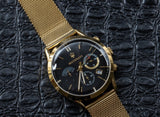 Buy Shop Maserati Ricordo Chronograph Black Dial Stainless Steel Mesh Bracelet Watch For Men - R8873633003 USA Online