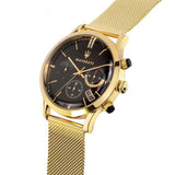 Buy Shop Maserati Ricordo Chronograph Black Dial Stainless Steel Mesh Bracelet Watch For Men - R8873633003 USA Online
