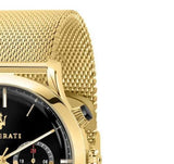 Buy Shop Maserati Ricordo Chronograph Black Dial Stainless Steel Mesh Bracelet Watch For Men - R8873633003 USA Online