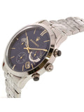 Buy Shop Maserati Ricordo Chronograph Blue Dial Silver Steel Strap Watch For Men - R8873633001 USA Online