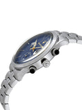 Buy Shop Maserati Ricordo Chronograph Blue Dial Silver Steel Strap Watch For Men - R8873633001 USA Online
