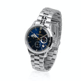 Buy Shop Maserati Ricordo Chronograph Blue Dial Silver Steel Strap Watch For Men - R8873633001 USA Online