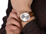 Buy Shop Maserati Ricordo Chronograph Silver Dial Brown Leather Strap Watch For Men - R8871633002 USA Online