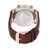 Buy Shop Maserati Ricordo Chronograph Silver Dial Brown Leather Strap Watch For Men - R8871633002 USA Online