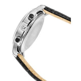 Buy Shop Maserati Ricordo Silver Dial Black Leather Strap Watch For Men - R8871633001 USA Online
