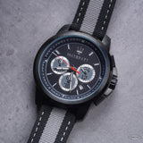 Buy Shop Maserati Royale 44mm Black Dial Stainless Steel Fiber Strap Watch For Men - R8871637002 USA Online