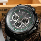 Buy Shop Maserati Royale Chronograph Black Dial Black Steel Strap Watch For Men - R8873637004 USA Online