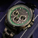 Buy Shop Maserati Royale Chronograph Black Dial Black Steel Strap Watch For Men - R8873637004 USA Online
