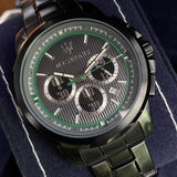 Buy Shop Maserati Royale Chronograph Black Dial Black Steel Strap Watch For Men - R8873637004 USA Online