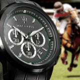 Buy Shop Maserati Royale Chronograph Black Dial Black Steel Strap Watch For Men - R8873637004 USA Online