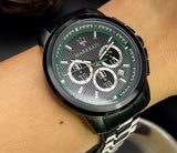 Buy Shop Maserati Royale Chronograph Black Dial Black Steel Strap Watch For Men - R8873637004 USA Online