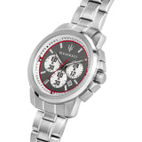 Buy Shop Maserati Royale Chronograph Grey Dial Silver Steel Strap Watch For Men - R8873637003 USA Online
