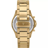 Buy Shop Maserati SFIDA Analog Blue Dial Gold Stainless Steel Watch For Men - R8873640008 USA Online