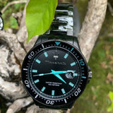 Buy Shop Maserati SFIDA Aqua Edition Analog Black Dial Black Steel Strap Watch For Men - R8853144001 USA Online