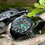 Buy Shop Maserati SFIDA Aqua Edition Analog Black Dial Black Steel Strap Watch For Men - R8853144001 USA Online
