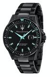 Buy Shop Maserati SFIDA Aqua Edition Analog Black Dial Black Steel Strap Watch For Men - R8853144001 USA Online