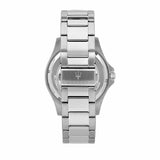 Buy Shop Maserati SFIDA Automatic Black Dial Silver Steel Strap Watch For Men - R8823140002 USA Online