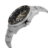 Buy Shop Maserati SFIDA Automatic Black Dial Silver Steel Strap Watch For Men - R8823140002 USA Online