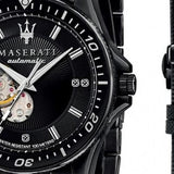 Buy Shop Maserati SFIDA Automatic Black Special Edition 44mm Watch For Men - R8823140005 USA Online