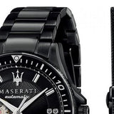 Buy Shop Maserati SFIDA Automatic Black Special Edition 44mm Watch For Men - R8823140005 USA Online