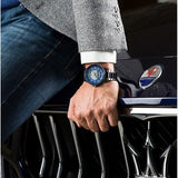 Buy Shop Maserati SFIDA Automatic Blue Dial Silver Steel Strap Watch For Men - R8823140001 USA Online