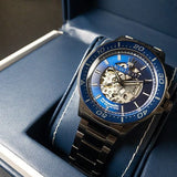 Buy Shop Maserati SFIDA Automatic Blue Dial Silver Steel Strap Watch For Men - R8823140001 USA Online