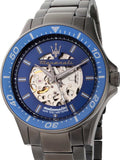 Buy Shop Maserati SFIDA Automatic Blue Dial Silver Steel Strap Watch For Men - R8823140001 USA Online