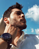 Buy Shop Maserati SFIDA Black Dial Black Rubber Strap Watch For Men - R8851123004 USA Online