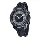 Buy Shop Maserati SFIDA Black Dial Black Rubber Strap Watch For Men - R8851123004 USA Online