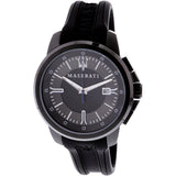 Buy Shop Maserati SFIDA Black Dial Black Rubber Strap Watch For Men - R8851123004 USA Online