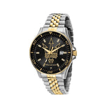Buy Shop Maserati SFIDA Black Dial Two Tone Steel Strap Watch for Men - R8853140009 USA Online