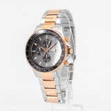 Buy Shop Maserati SFIDA Black Dial Two Tone Steel Strap Watch For Men - R8873640014 USA Online