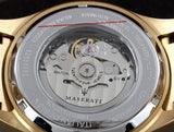Buy Shop Maserati SFIDA Black Dial Yellow Gold Toned Stainless Steel Watch For Men - R8823140003 USA Online