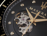 Buy Shop Maserati SFIDA Black Dial Yellow Gold Toned Stainless Steel Watch For Men - R8823140003 USA Online