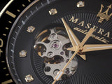 Buy Shop Maserati SFIDA Black Dial Yellow Gold Toned Watch For Men - R8823140003 USA Online