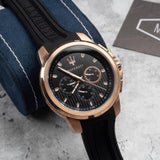 Buy Shop Maserati SFIDA Chronograph Black Dial Black Rubber Strap Watch For Men - R851123008 USA Online