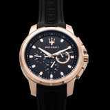 Buy Shop Maserati SFIDA Chronograph Black Dial Black Rubber Strap Watch For Men - R851123008 USA Online