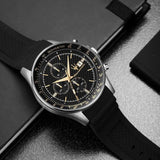 Buy Shop Maserati SFIDA Chronograph Black Dial Black Silicone Strap Watch for Men - R8871640005 USA Online