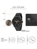 Buy Shop Maserati SFIDA Chronograph Black Dial Black Steel Strap Watch For Men - R8873640011 USA Online