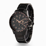 Buy Shop Maserati SFIDA Chronograph Black Dial Black Steel Strap Watch For Men - R8873640011 USA Online