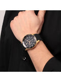 Buy Shop Maserati SFIDA Chronograph Black Dial Rubber Strap Watch For Men - R8871640001 USA Online