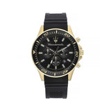 Buy Shop Maserati SFIDA Chronograph Black Dial Rubber Strap Watch For Men - R8871640001 USA Online