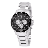 Buy Shop Maserati SFIDA Chronograph Black Dial Silver Steel Strap Watch For Men - R8873640004 USA Online